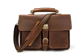 14 Inch Leather Stylish Mens Laptop Bags