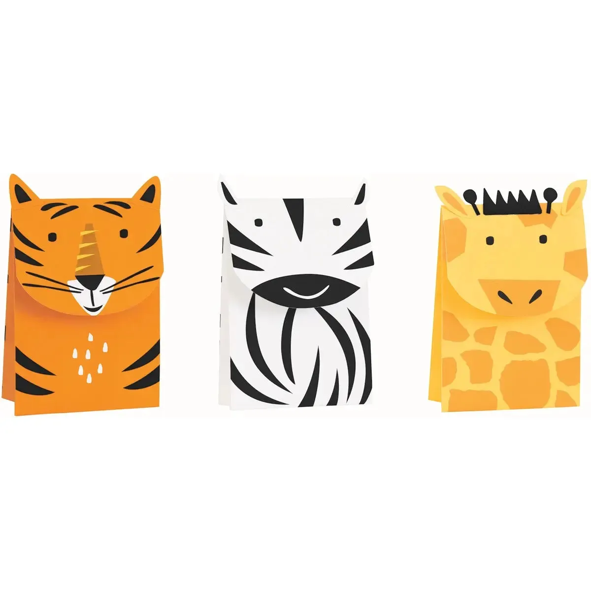 Animal Safari Treat Bag Kit - 3 Pkt