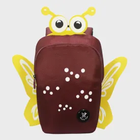 Arctic Fox Butterfly Tawny Port school bag