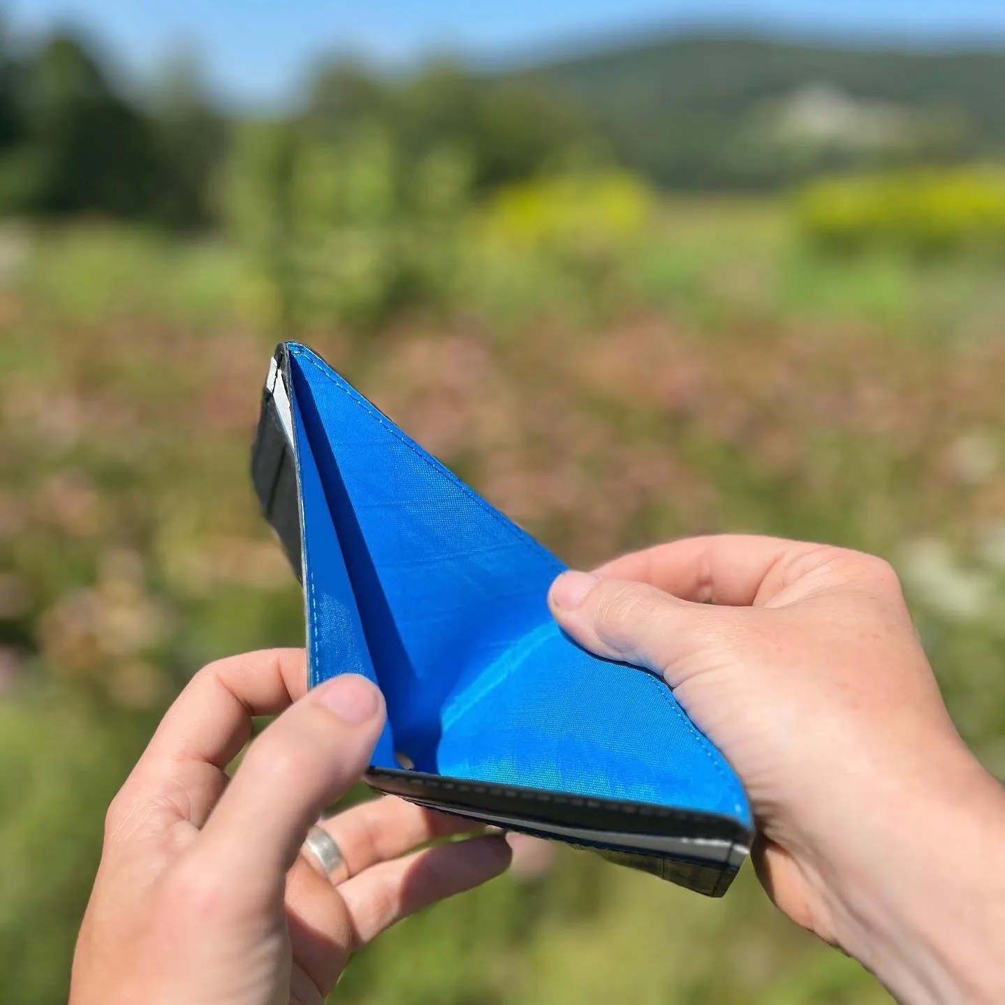 Bifold Wallet Made from Recycled Bicycle Inner Tubes