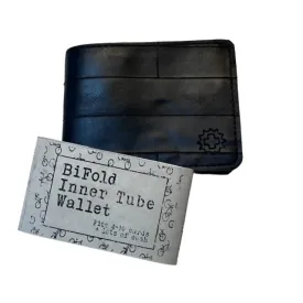 Bifold Wallet Made from Recycled Bicycle Inner Tubes