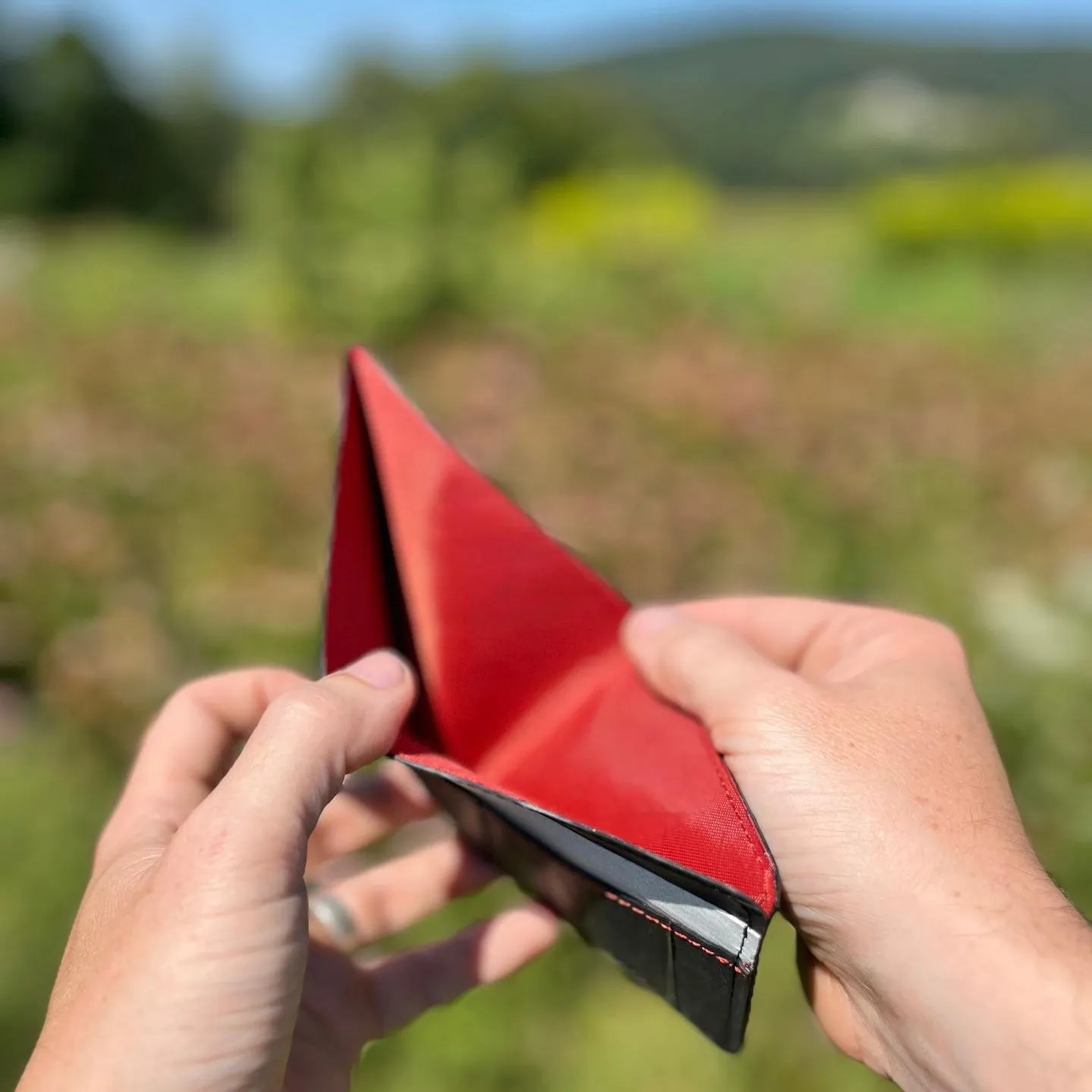 Bifold Wallet Made from Recycled Bicycle Inner Tubes