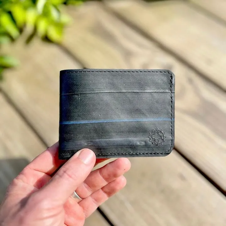 Bifold Wallet Made from Recycled Bicycle Inner Tubes