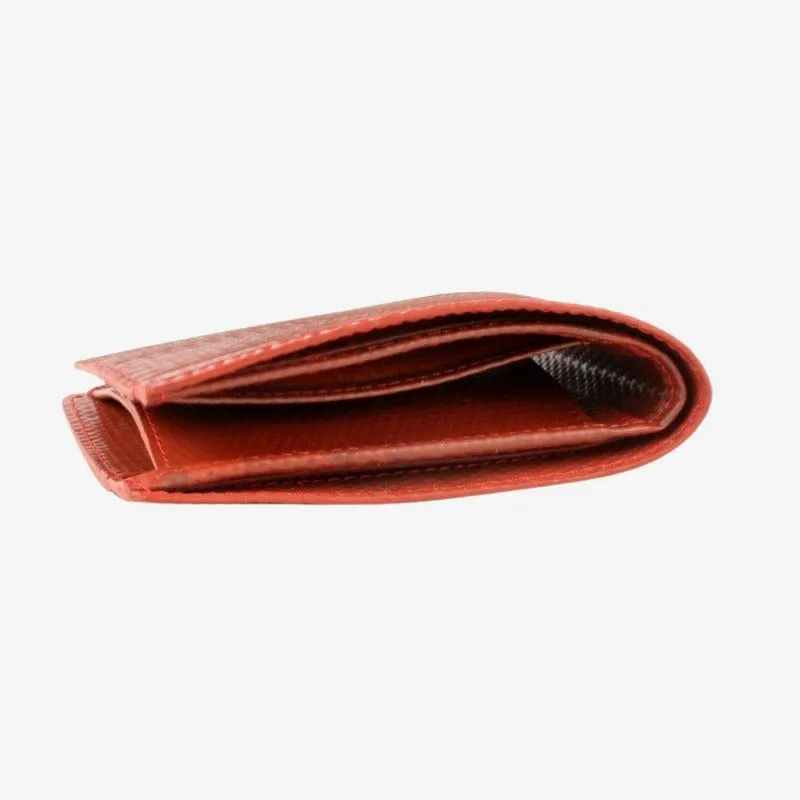 Billfold Wallet Coin Pocket Made Of  British Reclaimed Firehose /Parachute Silk