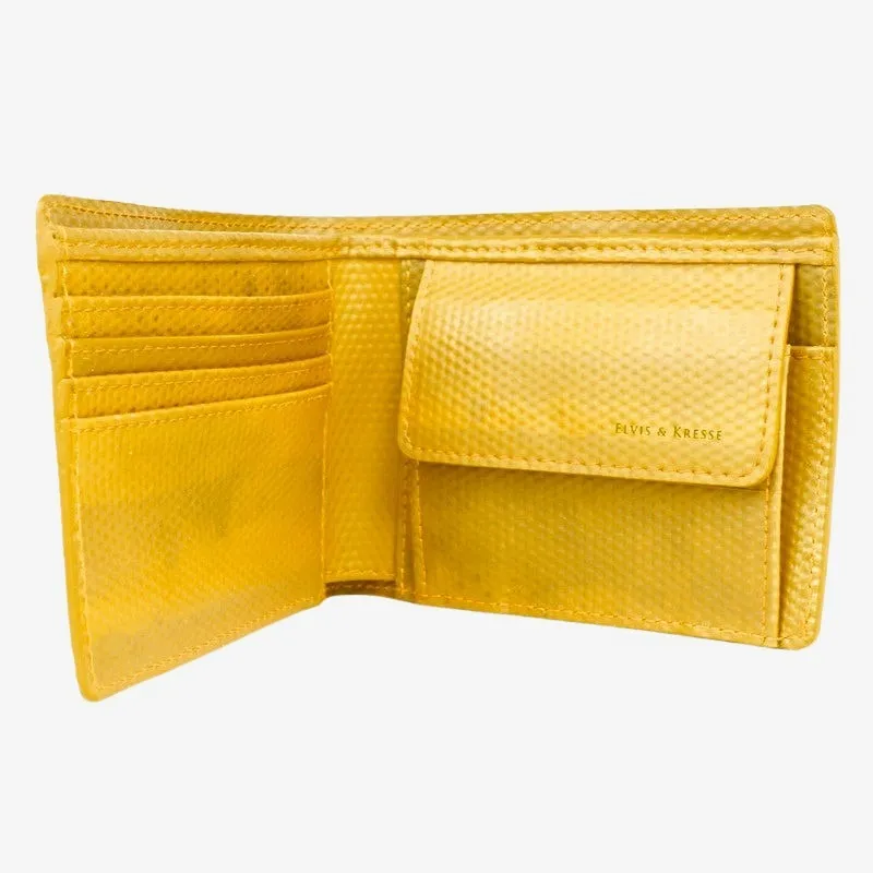 Billfold Wallet Coin Pocket Made Of  British Reclaimed Firehose /Parachute Silk