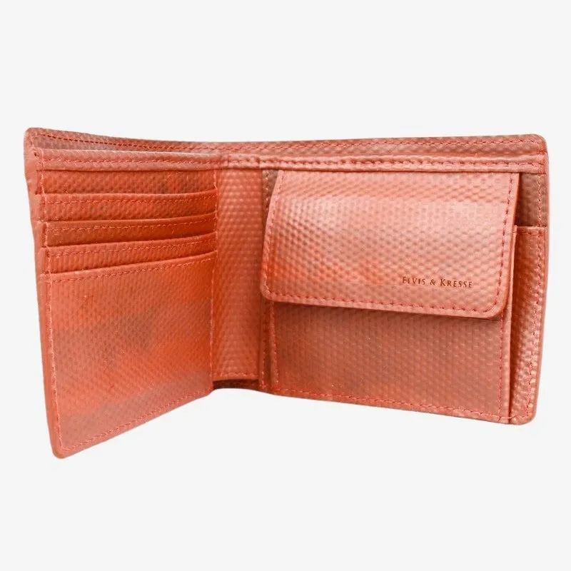 Billfold Wallet Coin Pocket Made Of  British Reclaimed Firehose /Parachute Silk