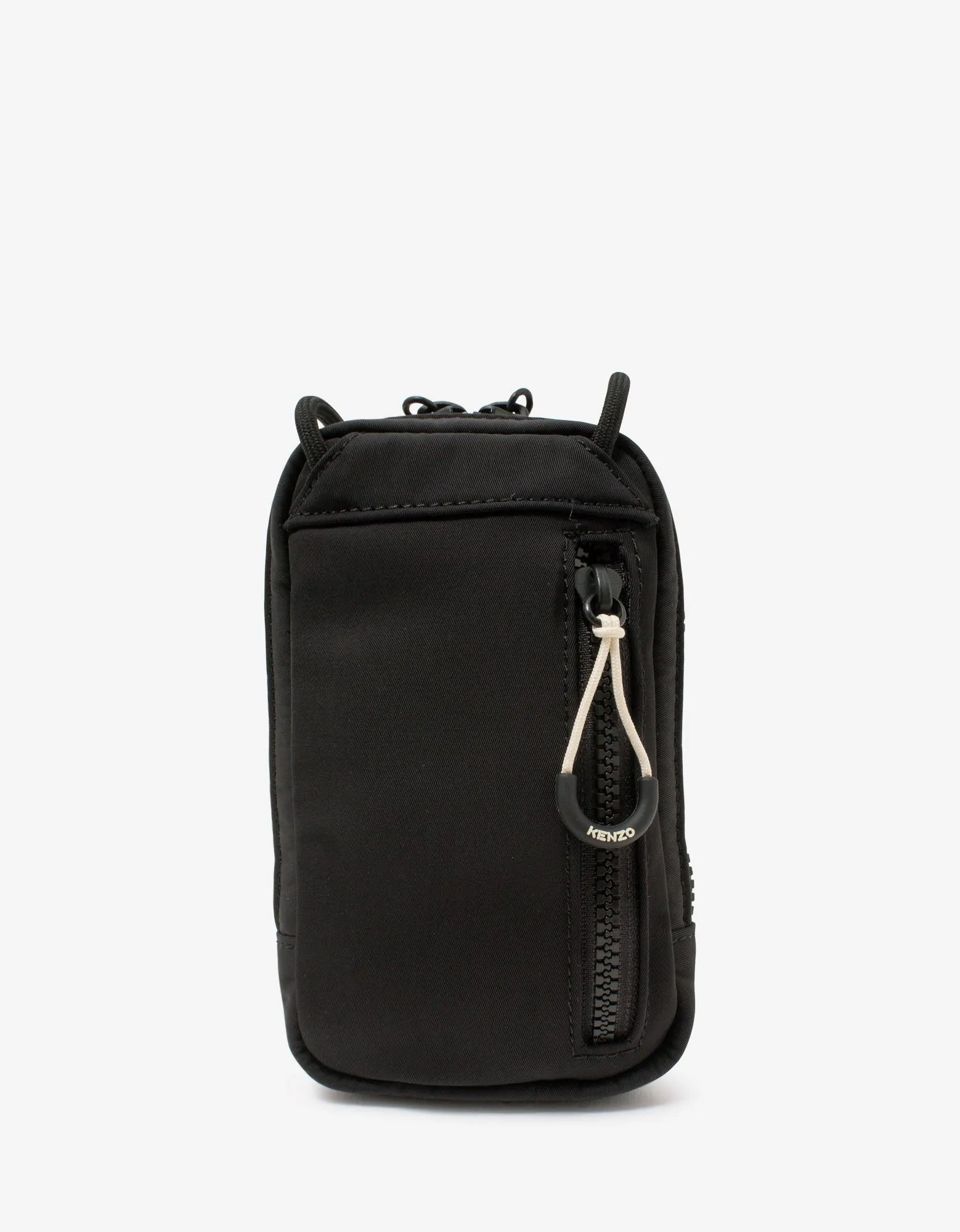 Black Logo Band Cross Body Bag