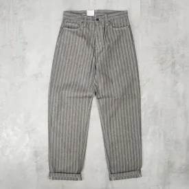 Carhartt WIP Menard Pant Herringbone Denim - Grey Rinsed