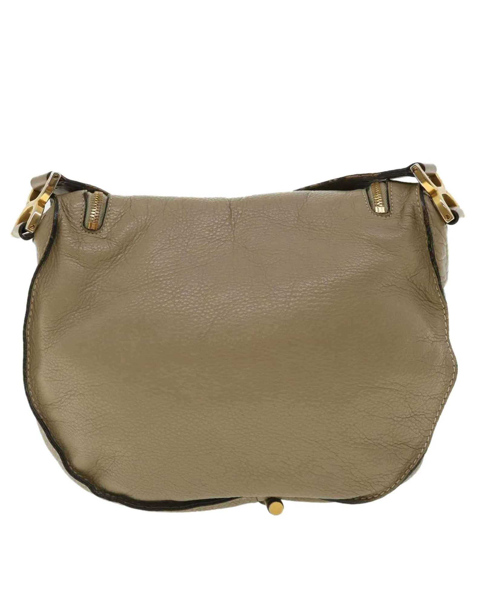 Chloe Gray Leather Shoulder Bag