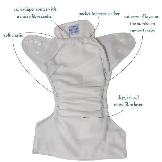 Combo of 3 Reusable Diapers - Option I