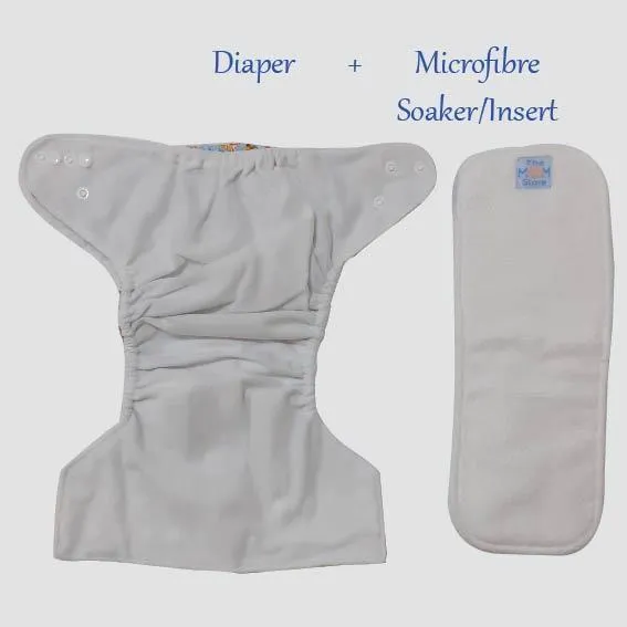 Combo of 5 Reusable Diapers - Option B