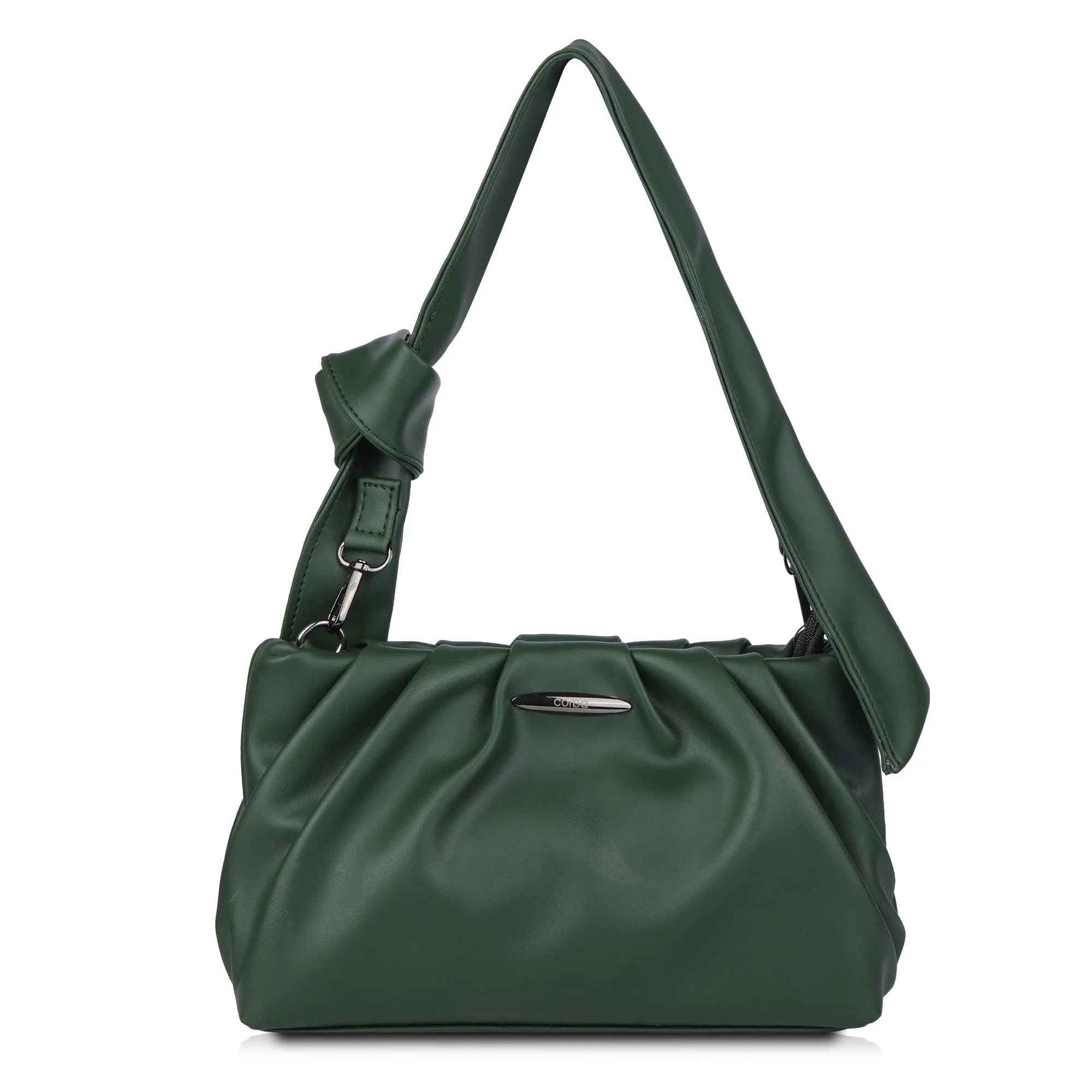 Corba Knot Style Sling Bag Green