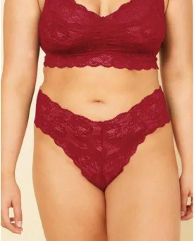 Curvy Cutie Thong - Ruby Red *FINAL SALE*