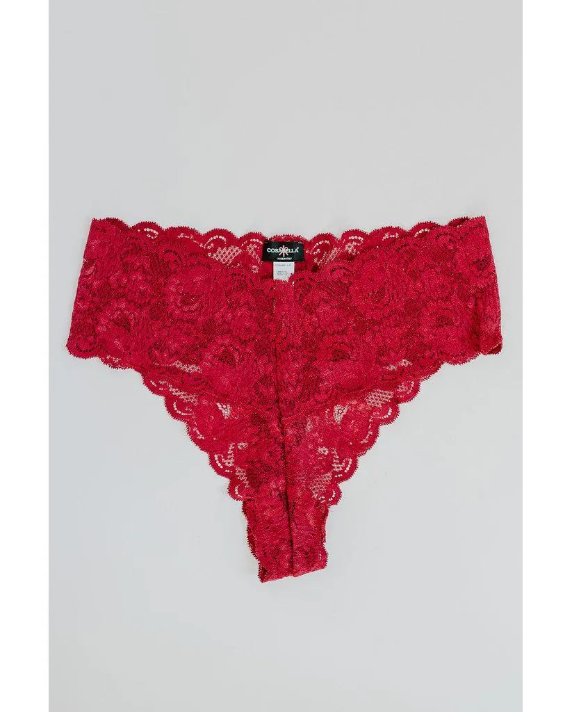 Curvy Cutie Thong - Ruby Red *FINAL SALE*