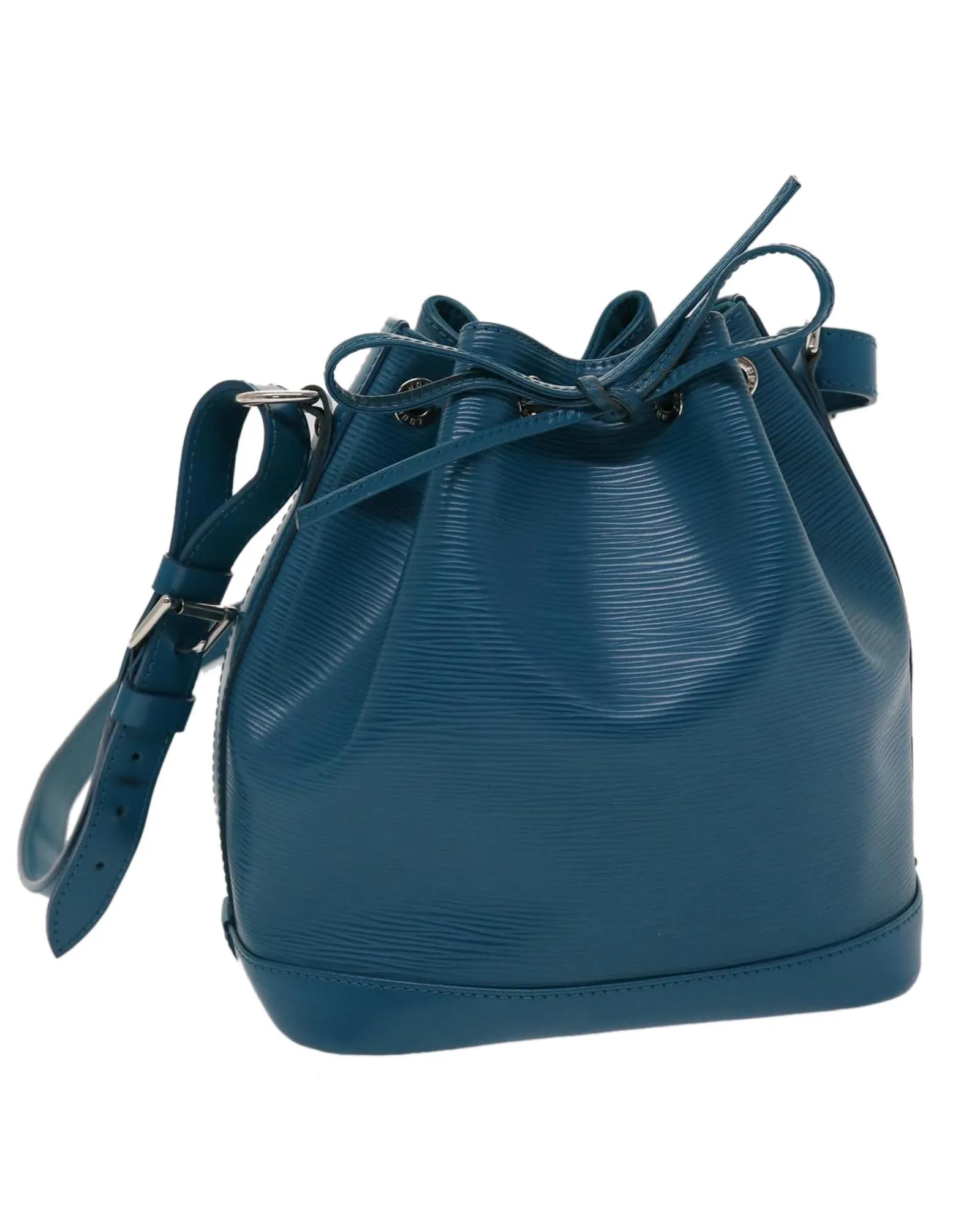 Cyan Epi Leather Shoulder Bag with Dust Bag - Authentic