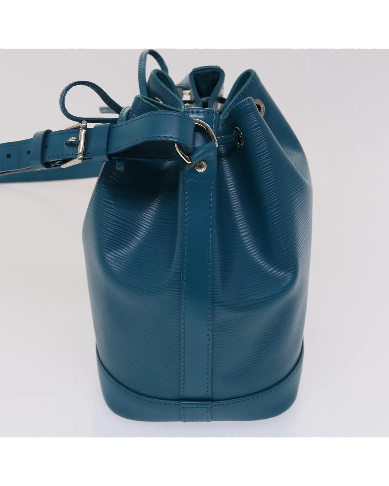 Cyan Epi Leather Shoulder Bag with Dust Bag - Authentic