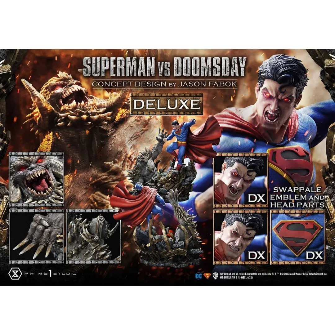 DC Comics Superman Vs Doomsday 1/3rd Scale (Bonus Version) Statue by Prime 1 Studios