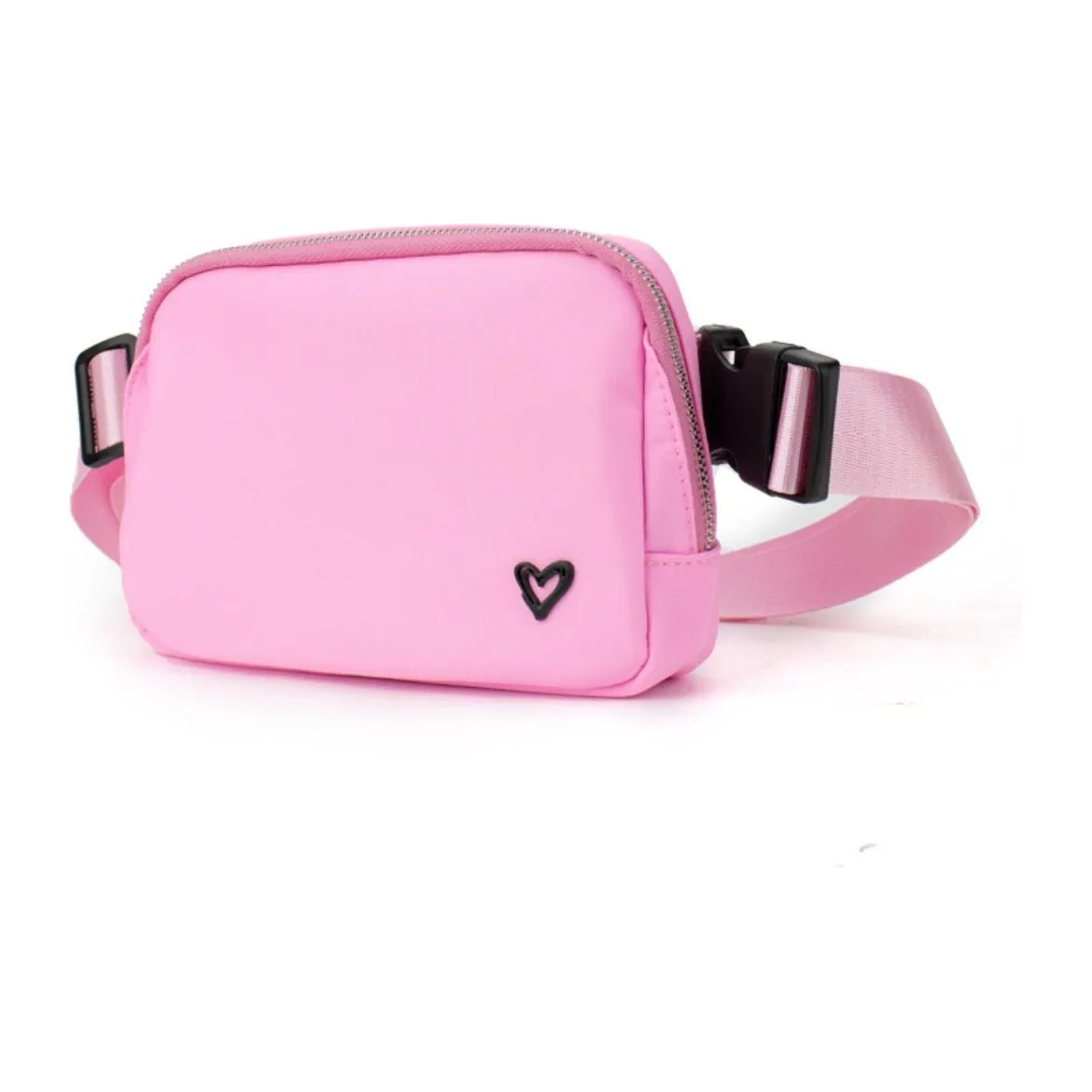 Dixie Nylon Belt/Crossbody Bag - Sweet Pink