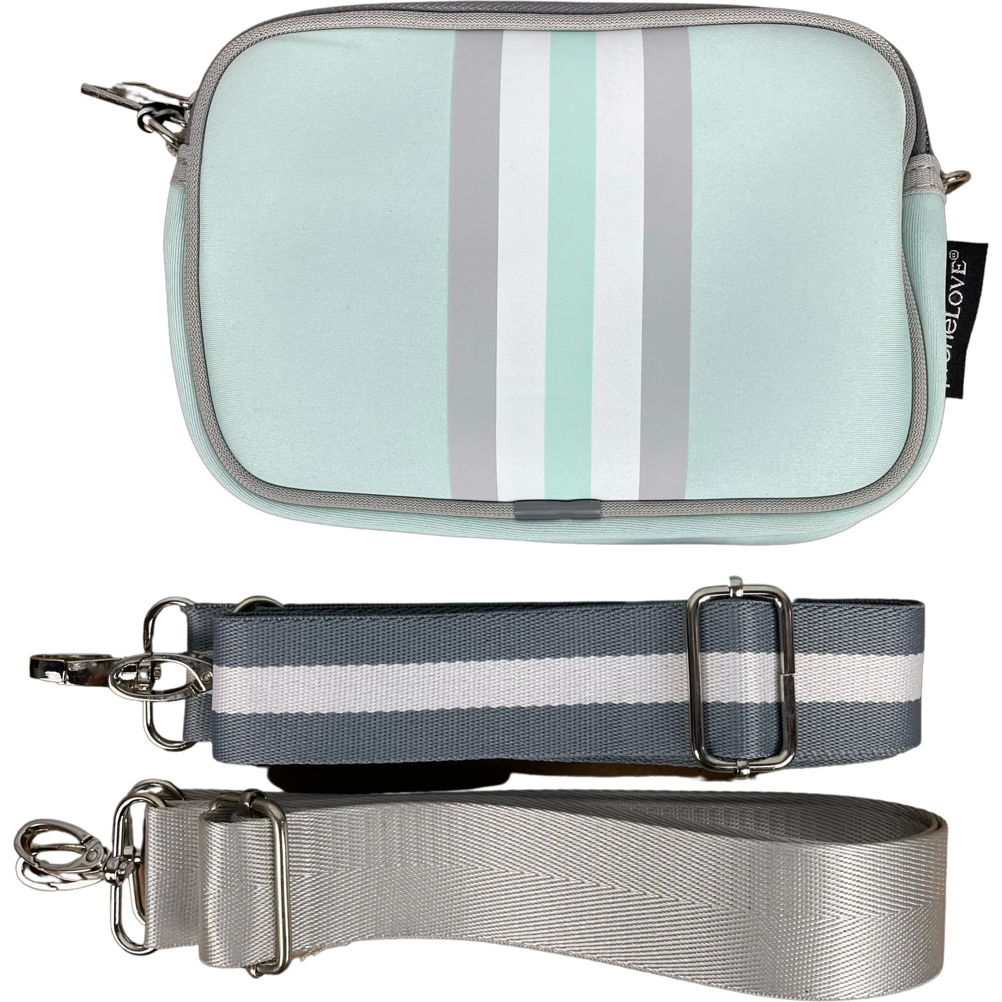 Glacé Bay Dual Zipper Belt/Crossbody Bag