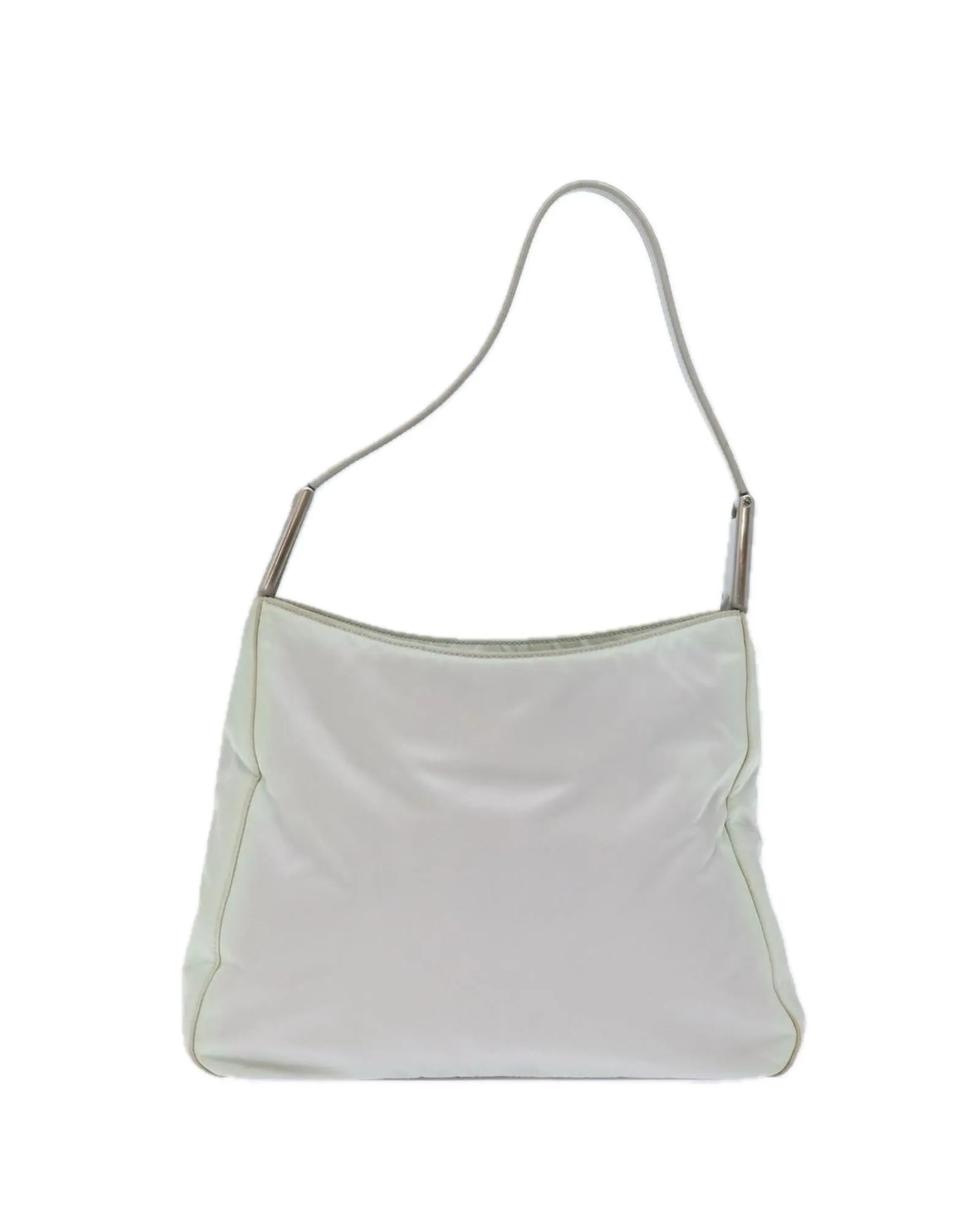 Gray Nylon Shoulder Bag with 23cm Drop by Prada