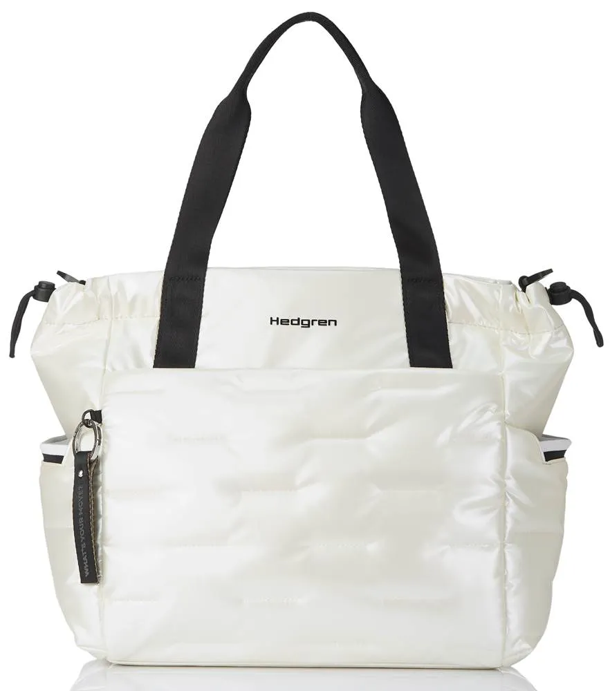 Hedgren Puffer Quilted Tote Bag, Model HCOCN03, Spacious and Durable