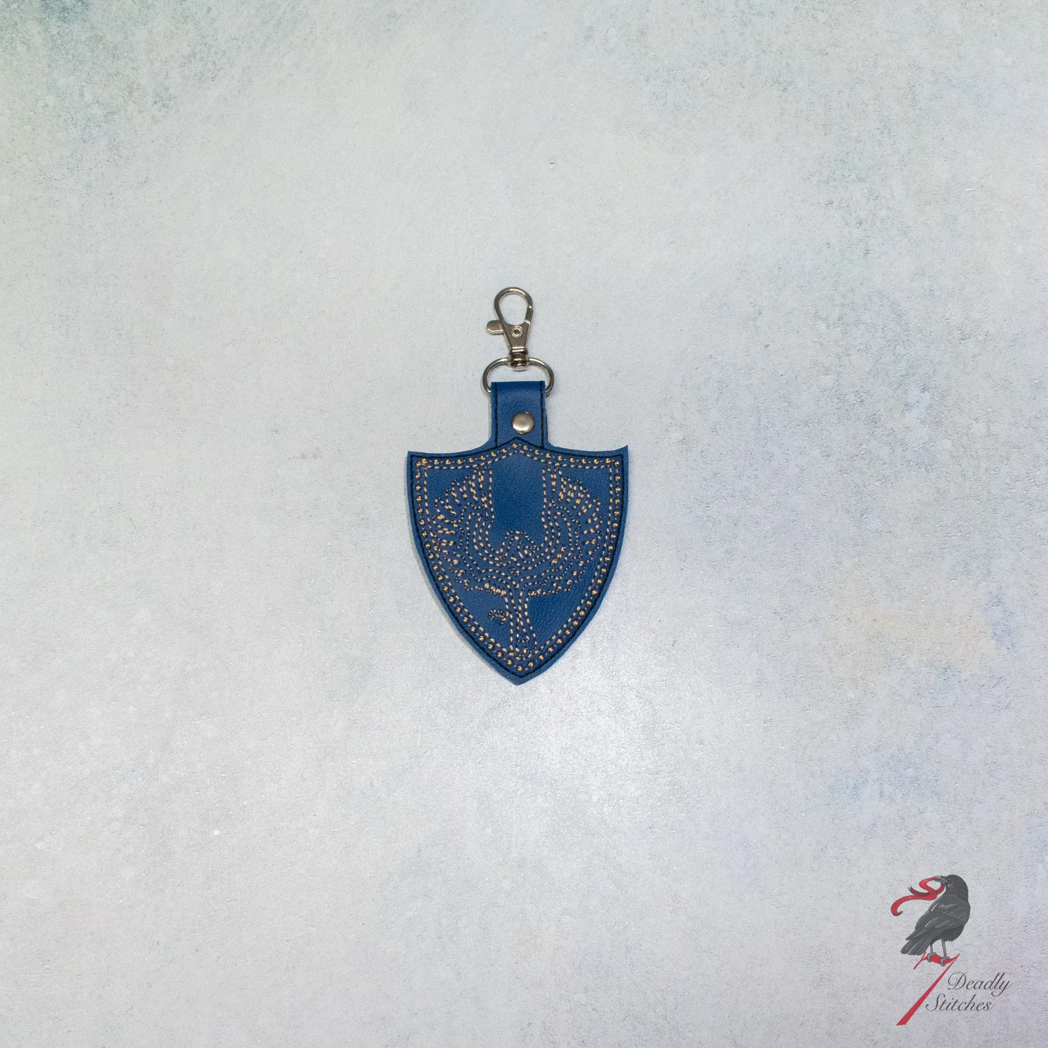 House Raven Crest Keychain