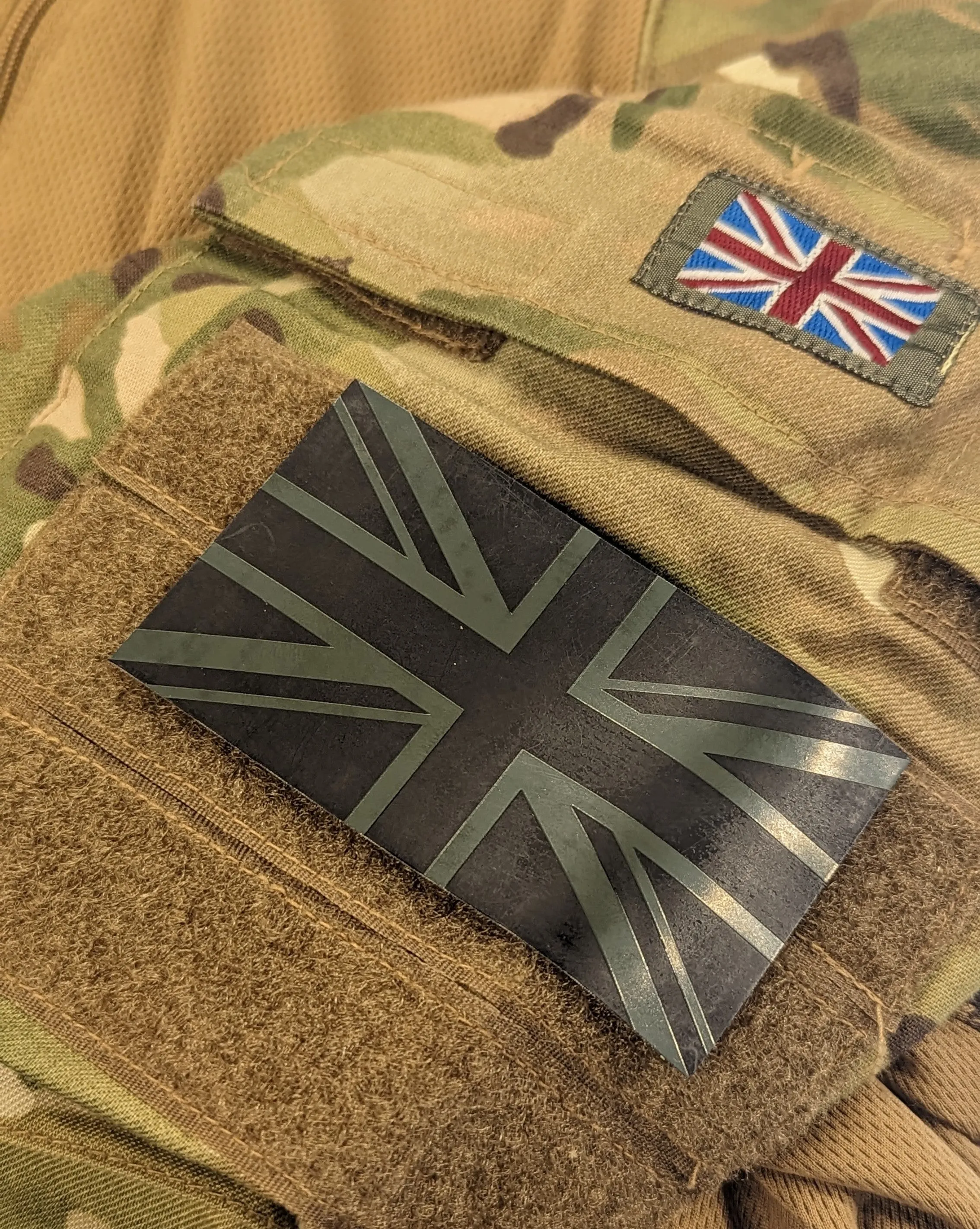 Infrared United Kingdom Flag Patch