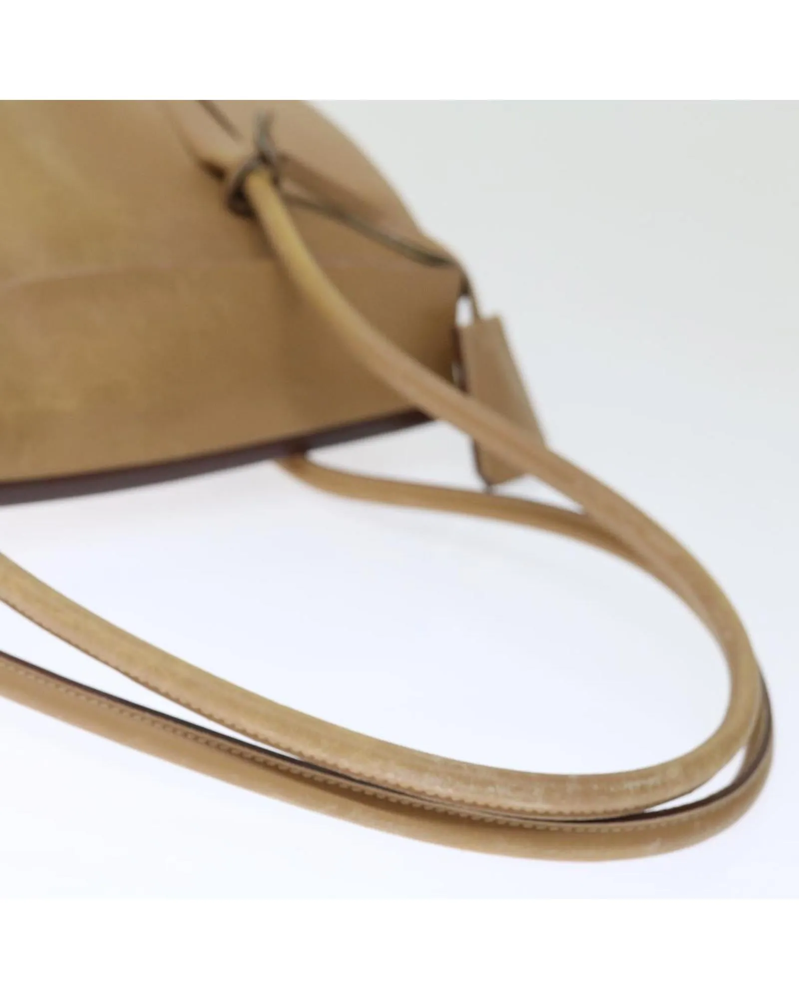 Khaki Leather Shoulder Bag - Prada