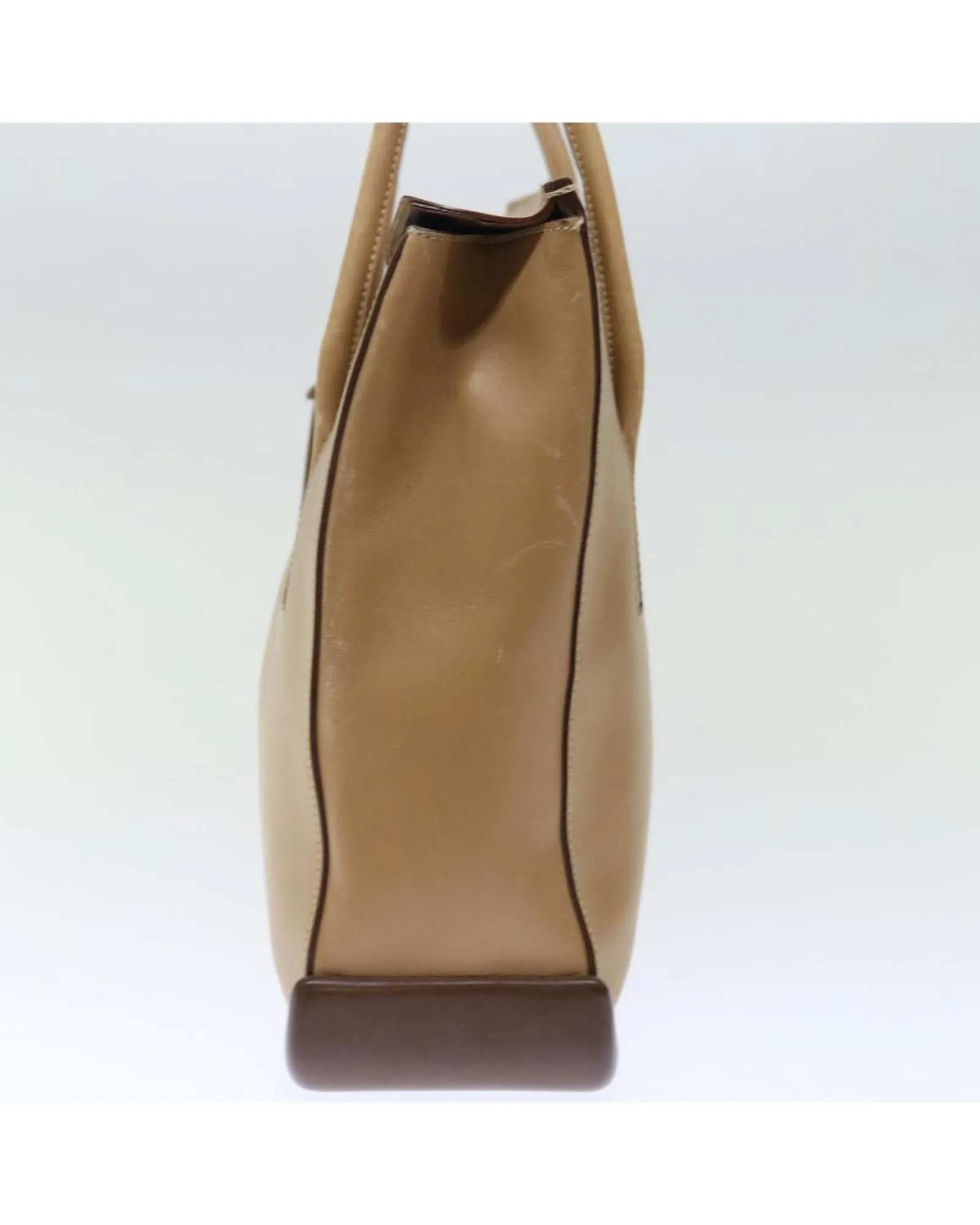 Khaki Leather Shoulder Bag - Prada