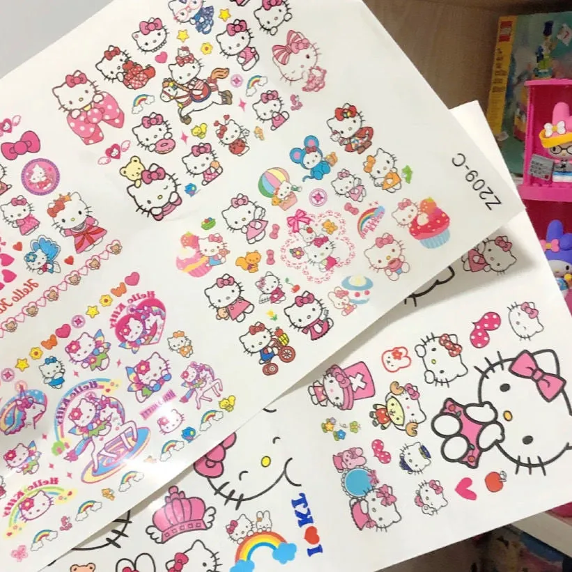 Kitty Cat Temporary Tattoo Pack