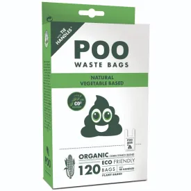 M-Pets Poo Easy-Tie Handles Eco-Friendly Dog Waste Bags (Unscented) 120pc