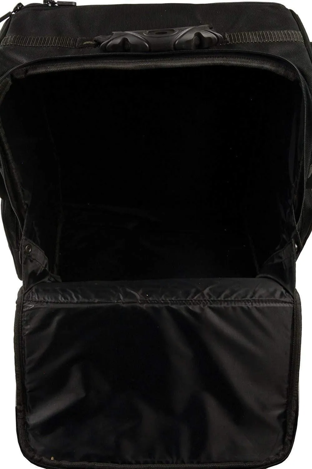 Milwaukee Leather SH680 Large Black Textile Motorcycle Sissy Bar Travel Bag