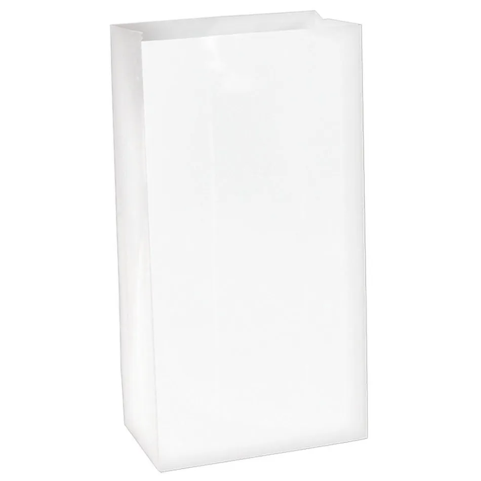 Mini Paper Bags White 12pk