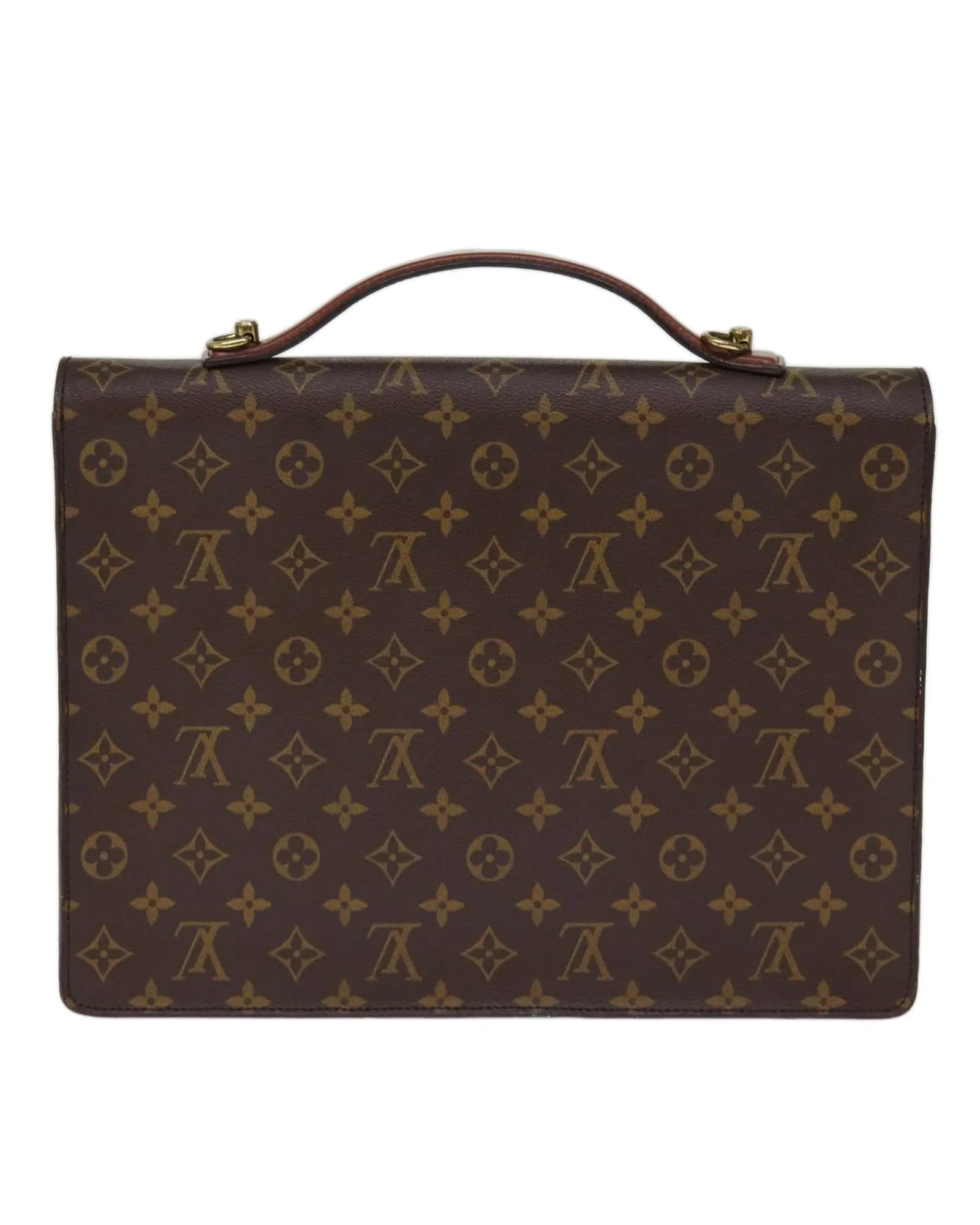 Monogram Business Bag with Key Accessory and French Craftsmanship