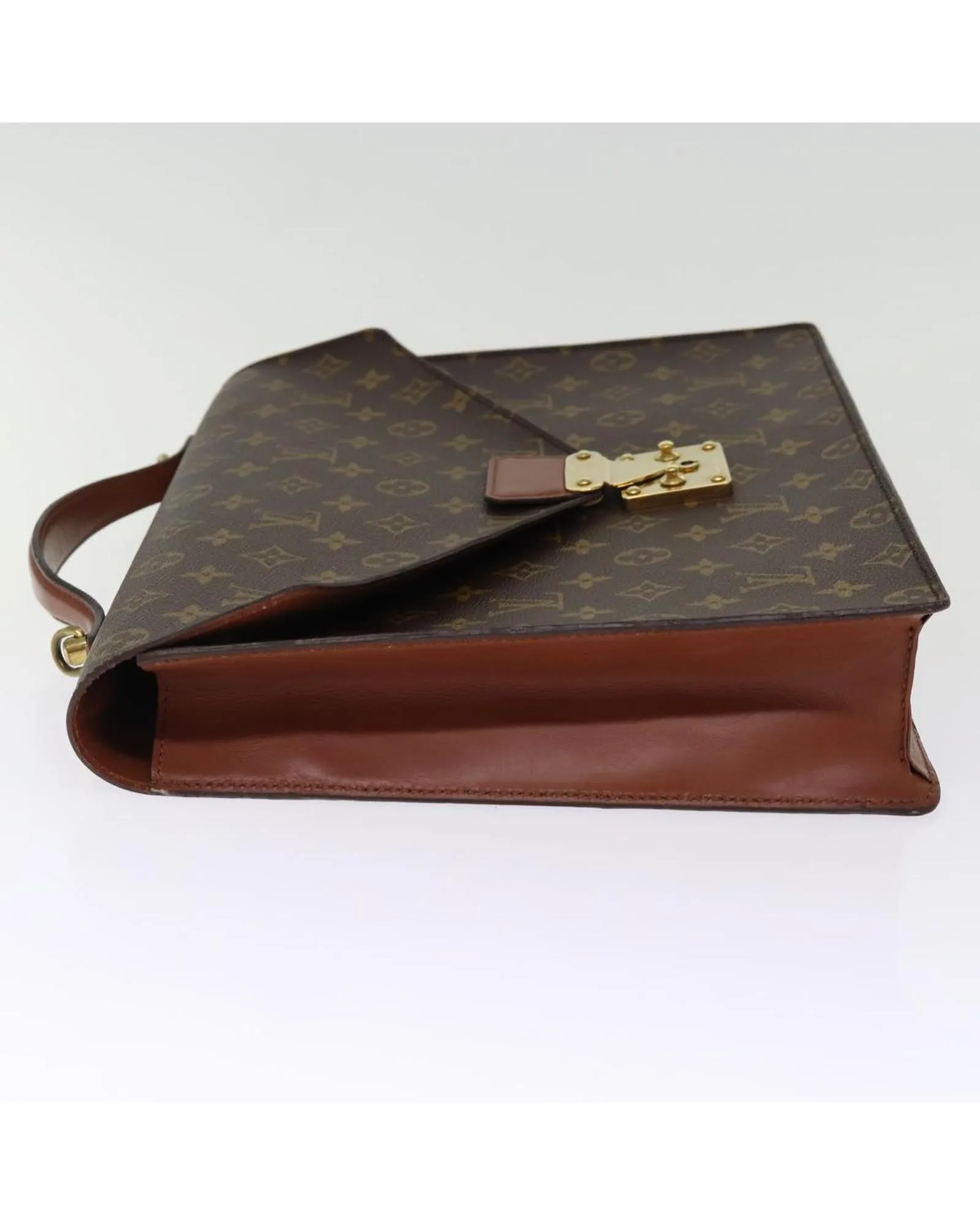 Monogram Business Bag with Key Accessory and French Craftsmanship