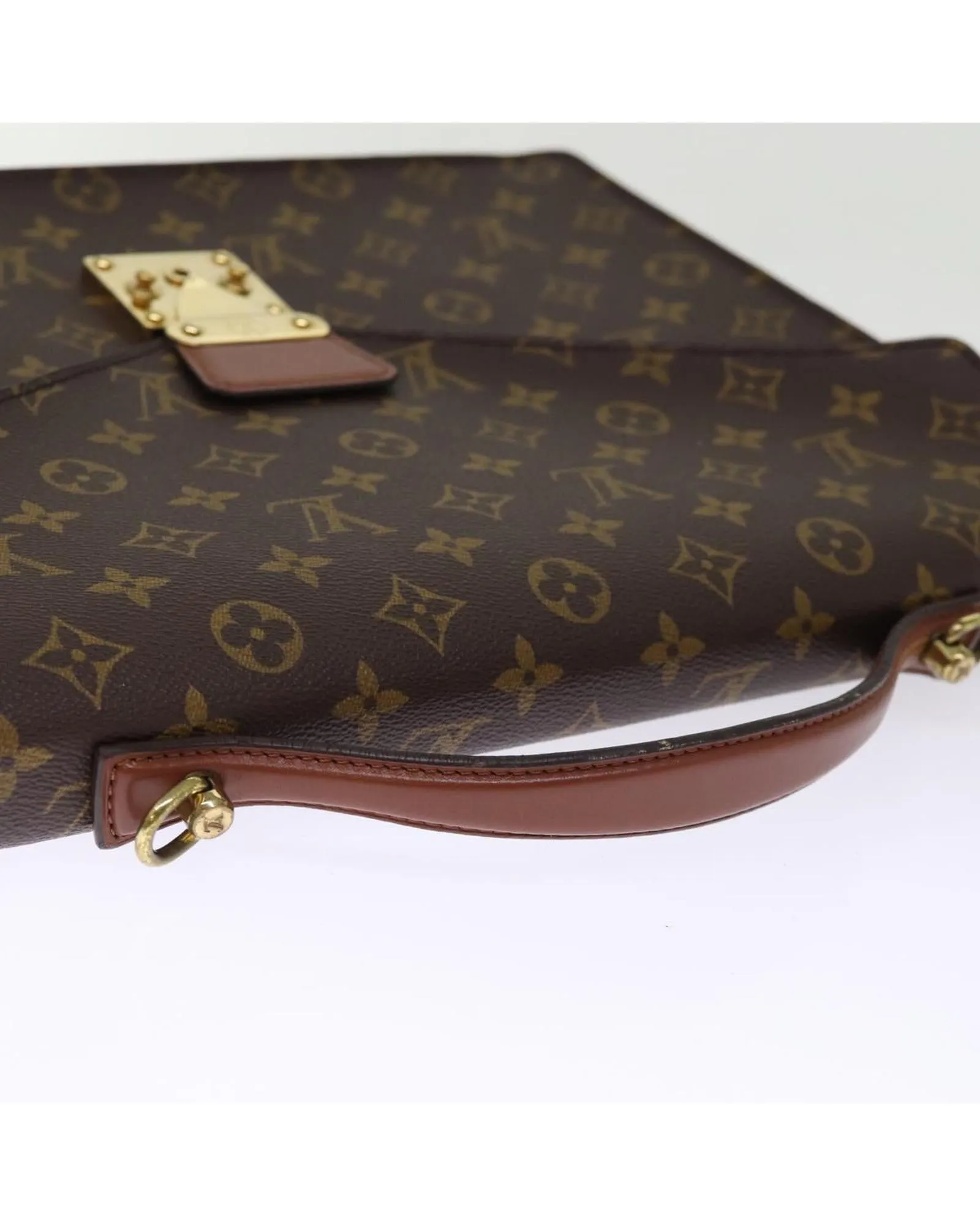 Monogram Business Bag with Key Accessory and French Craftsmanship