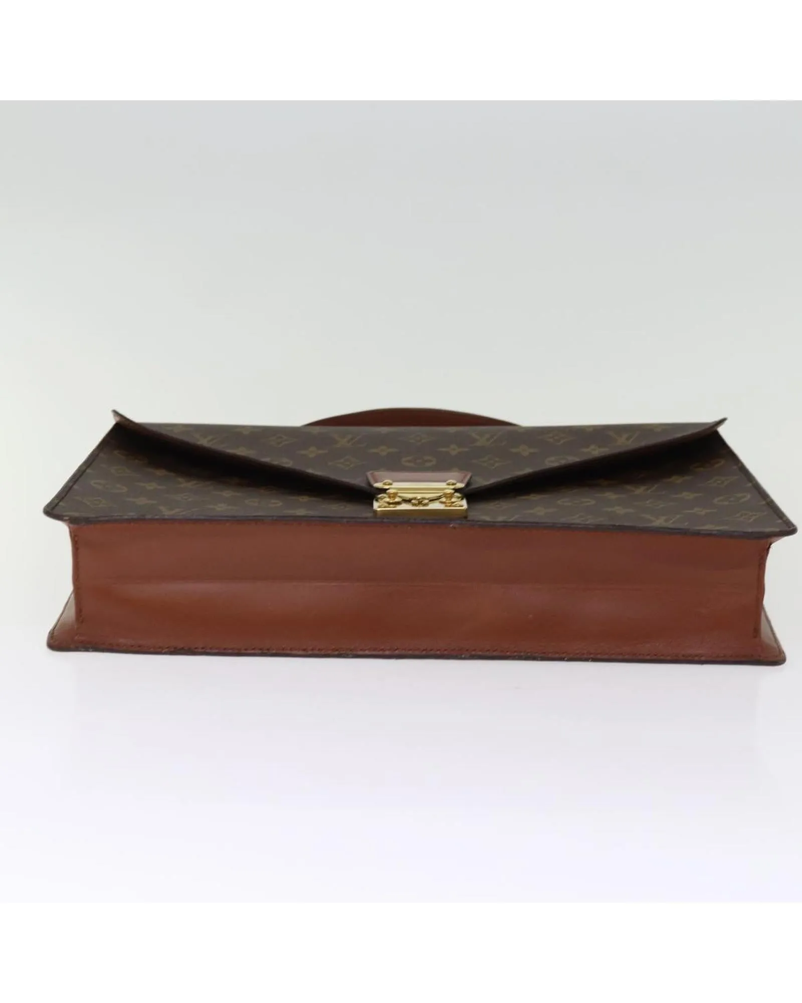 Monogram Business Bag with Key Accessory and French Craftsmanship