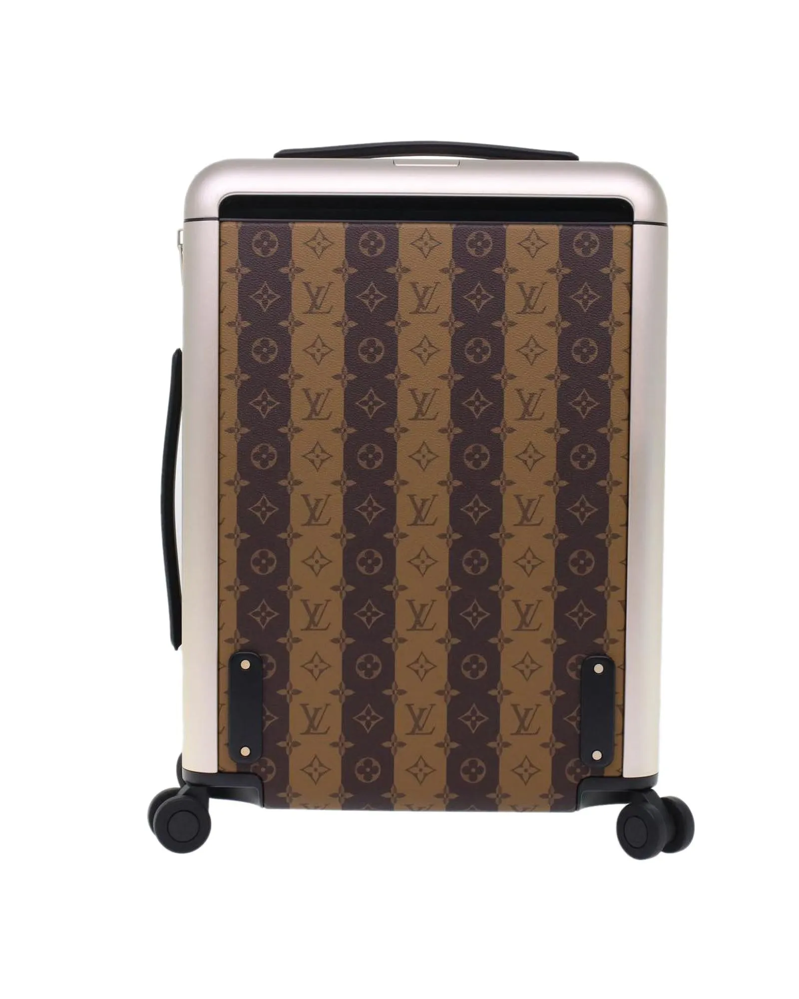 Monogram Stripe Suitcase with Dust Bag and Name Tag