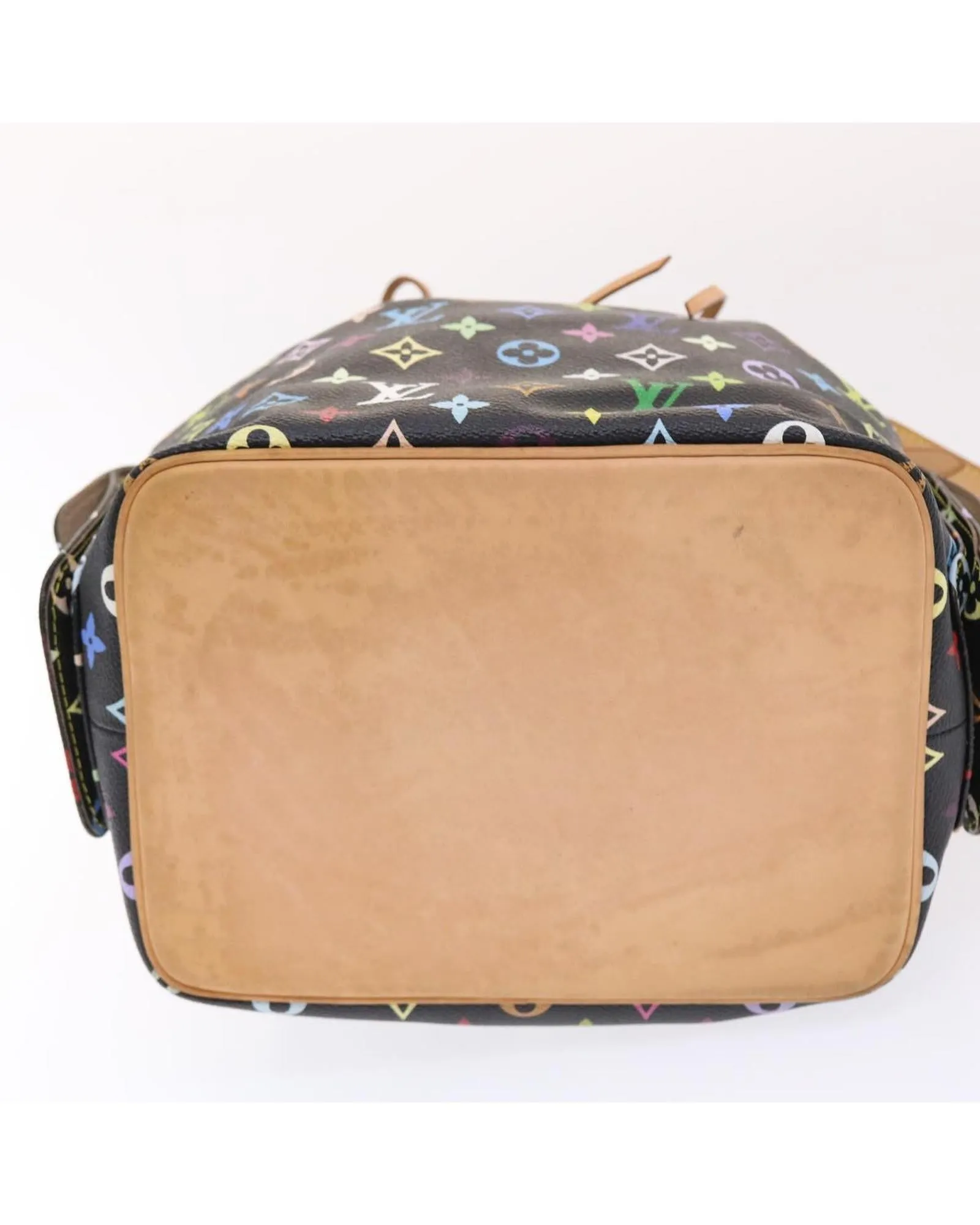 Multicolor Canvas Shoulder Bag