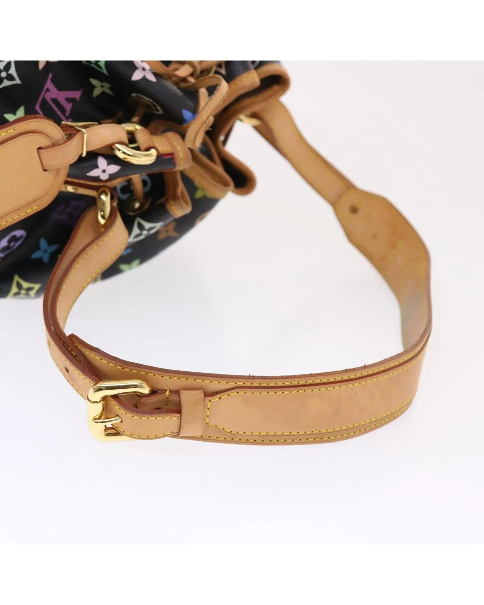 Multicolor Canvas Shoulder Bag