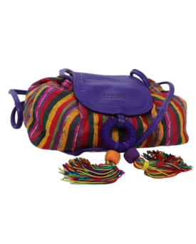 Multicolor Cotton Shoulder Bag - Authentic LOEWE