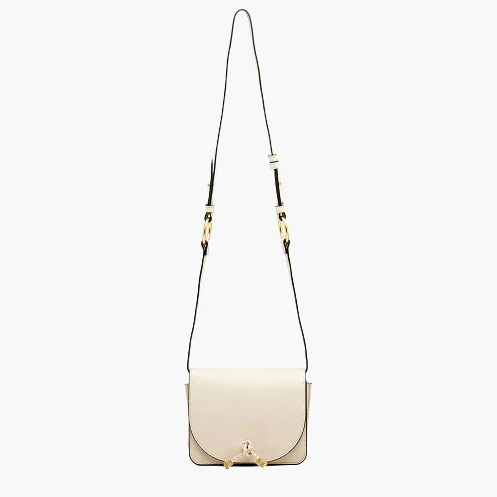 Nikki Williams - Overlander Ivory leather Crossbody