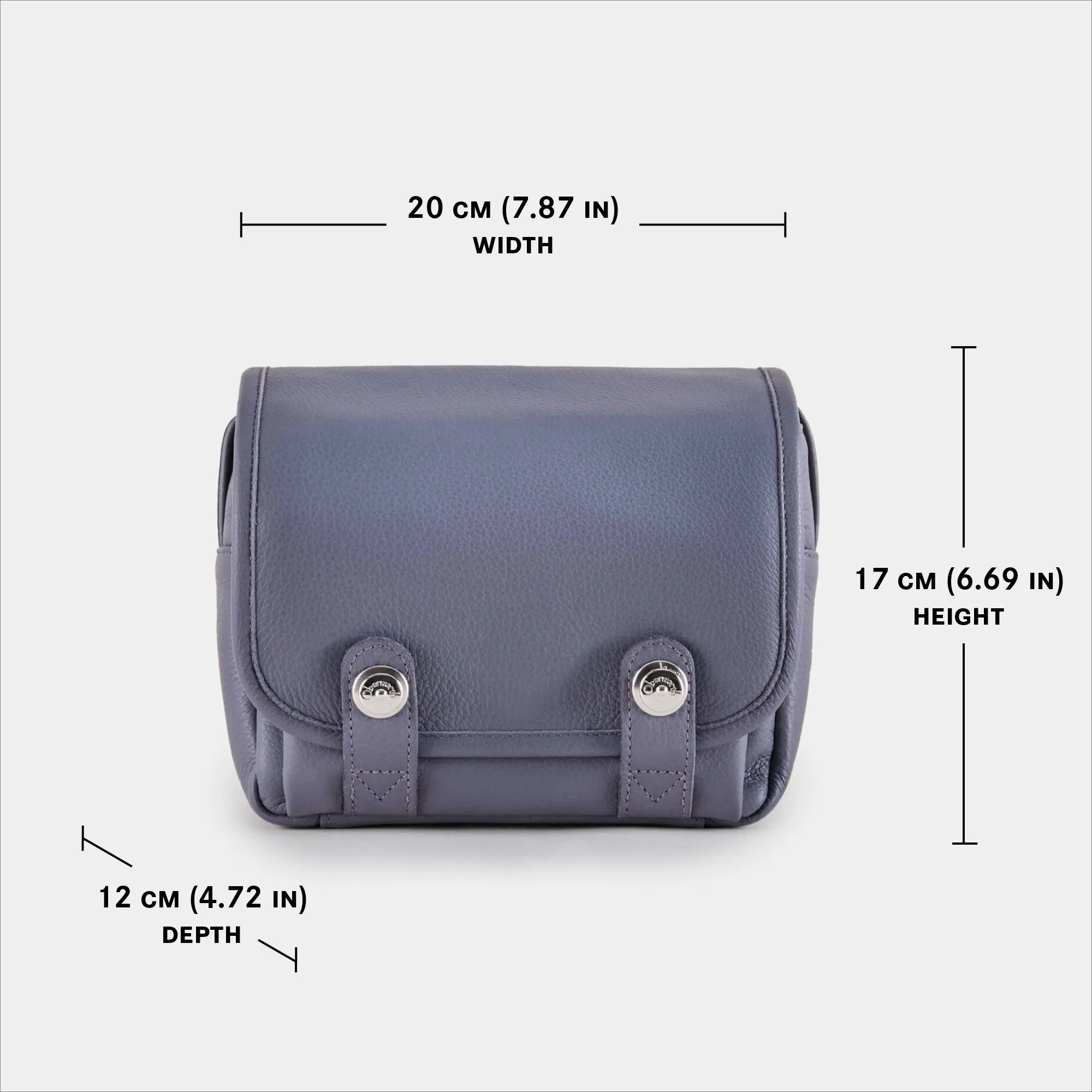 Oberwerth ‘Phil’ Leather Camera Bag - Lavender