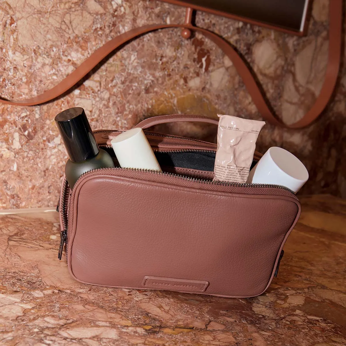 Other Side Toiletry Bag - Dusty Rose