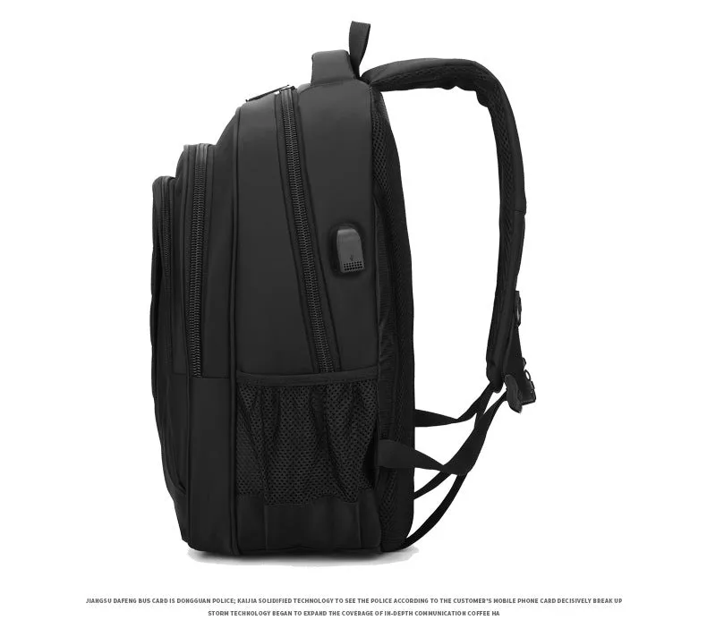 Outdoor Black Sport Swagger Bag Polyamides and Nylon Backpack for Travel or Business