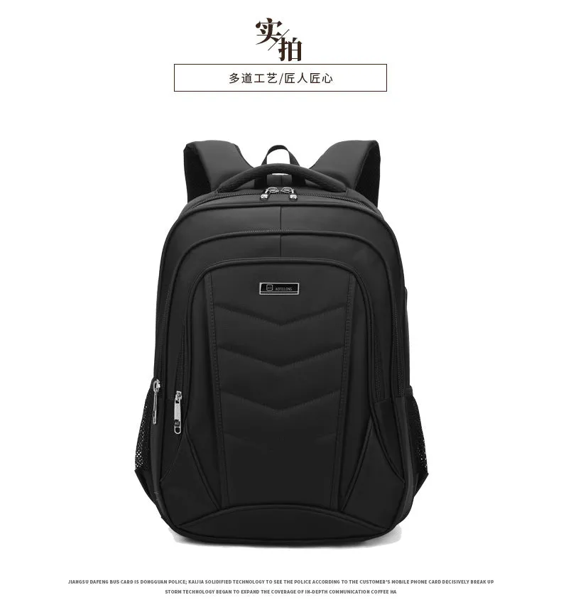 Outdoor Black Sport Swagger Bag Polyamides and Nylon Backpack for Travel or Business