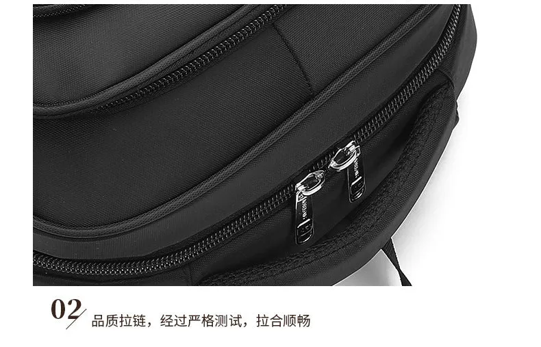 Outdoor Black Sport Swagger Bag Polyamides and Nylon Backpack for Travel or Business