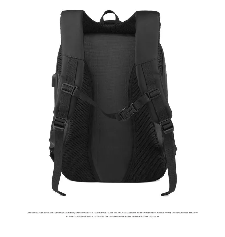 Outdoor Black Sport Swagger Bag Polyamides and Nylon Backpack for Travel or Business