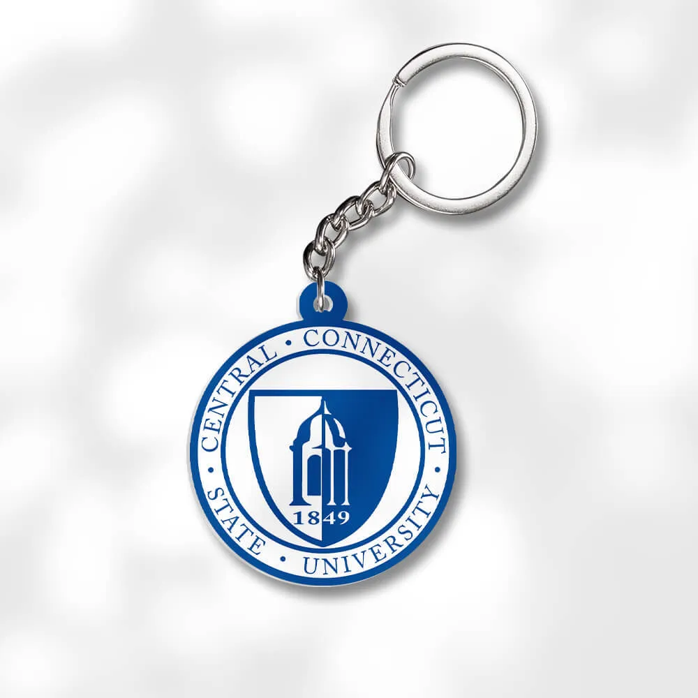 Pack 3 Central Connecticut State University Keychains