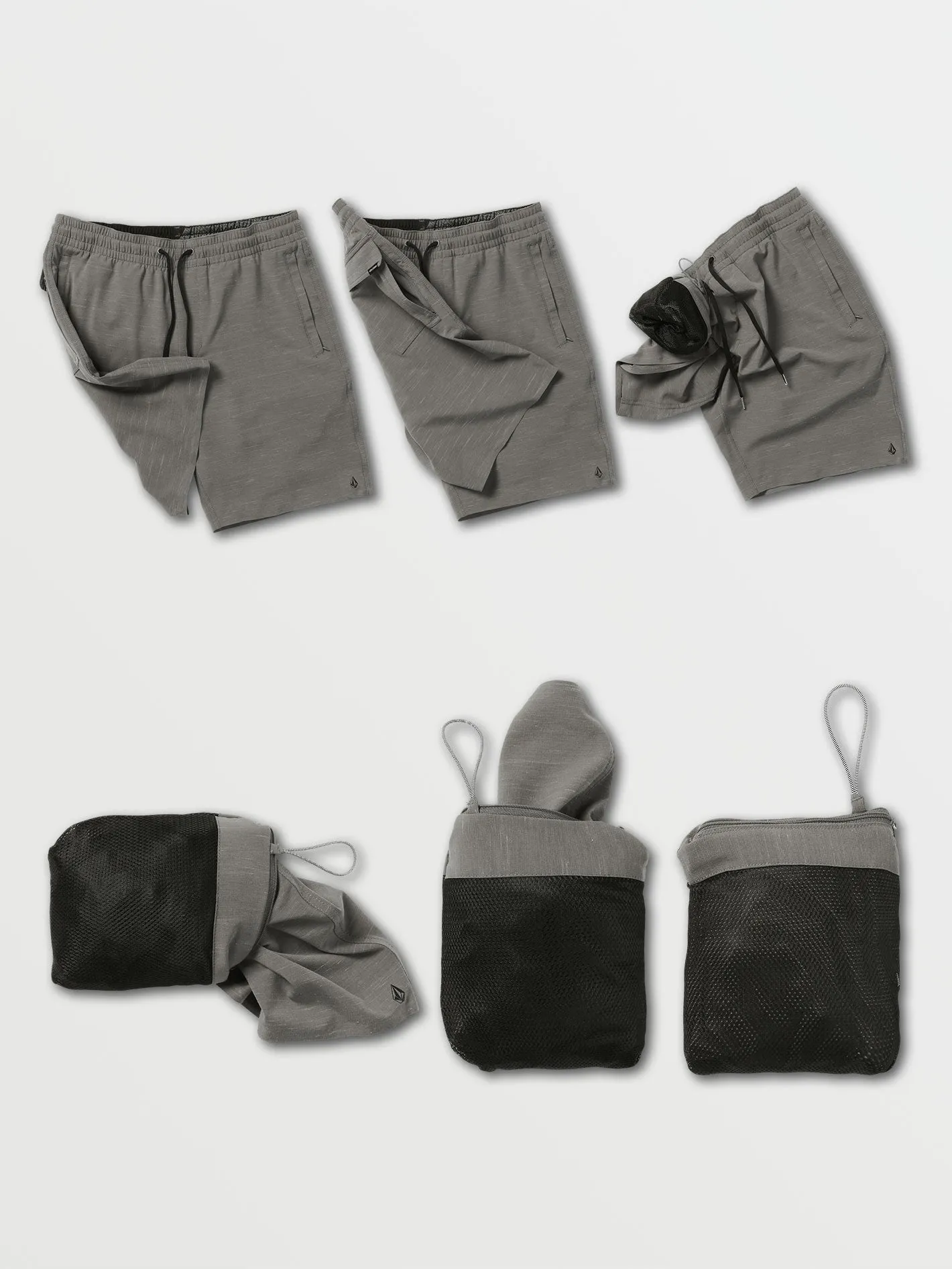 Packasack Lite Hybrid Shorts - Dark Charcoal